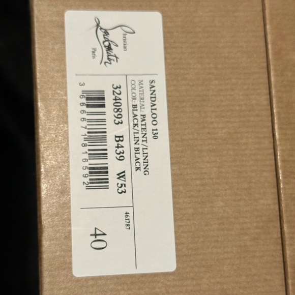 Christian Louboutin Black Heels with Red Soles - Picture 3 of 7